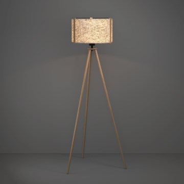 Eglo - Lampadaire 1xE27/25W/230V beige