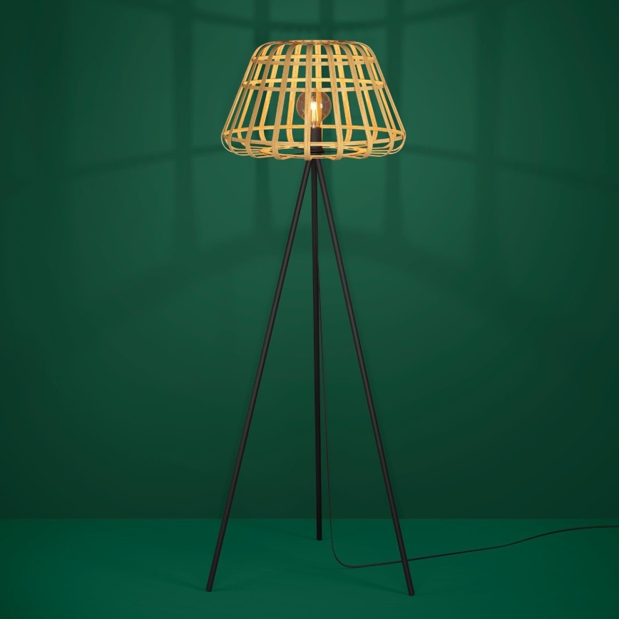 Eglo - Lampadaire 1xE27/40W/230V bambou
