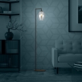Eglo - Lampadaire 1xE27/40W/230V fumé