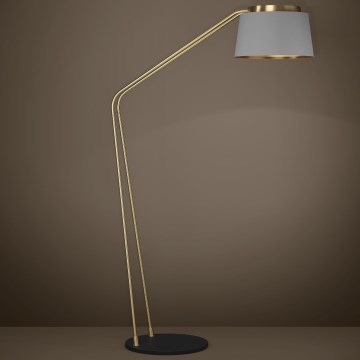 Eglo - Lampadaire 1xE27/40W/230V gris/doré