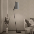 Eglo - Lampadaire 1xE27/40W/230V gris