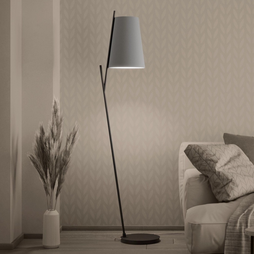 Eglo - Lampadaire 1xE27/40W/230V gris