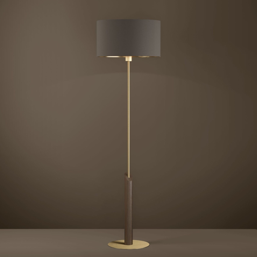 Eglo - Lampadaire 1xE27/40W/230V marron/doré