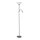 Eglo - Lampadaire 1xE27/60W/230V + 1xE14/25W/230V noir Chrome