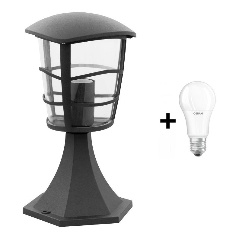 Eglo - Lampadaire LED extérieur 1xE27/8,5W/230V