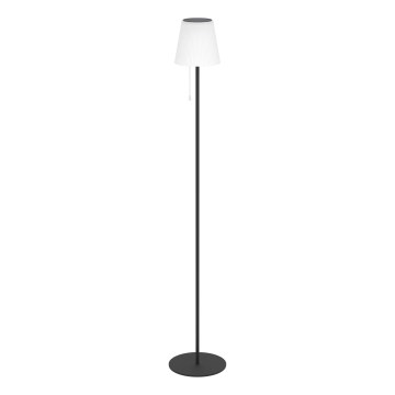 Eglo - Lampadaire solaire rechargeable LED/2,3W/3,7V 3000/4000/6500K 1800 mAh IP44 noir
