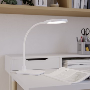 Eglo - Lampe de bureau flexible et dimmable LED/5,5W/230V 2700/4000/6500K blanche