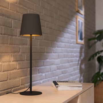 Eglo - Lampe de table 1xE14/40W/230V noire/marron