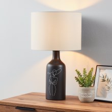 Eglo - Lampe de table 1xE27/40W/230V blanc/noir