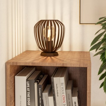 Eglo - Lampe de table 1xE27/40W/230V bronze