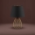 Eglo - Lampe de table 1xE27/40W/230V noir/doré