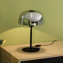 Eglo - Lampe de table 1xE27/40W/230V noir/gris