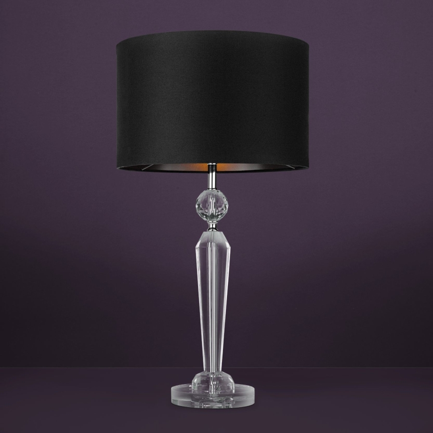 Eglo - Lampe de table 1xE27/40W/230V noir