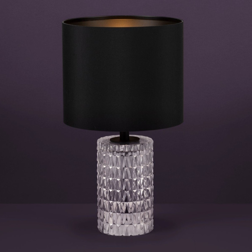 Eglo - Lampe de table 1xE27/40W/230V noir