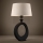 Eglo - Lampe de table 1xE27/60W/230V 52,5 cm noir/crème