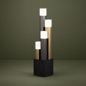 Eglo - Lampe de table à intensité variable 4xLED/3,7W/230V 3000K anthracite/doré