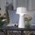 Eglo - Lampe de table d'extérieur LED rechargeable et dimmable 3W/5V 2200/3000/4000K 2000 mAh IP44 blanche