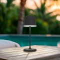 Eglo - Lampe de table extérieure LED, rechargeable, tactile et dimmable 1,8W/5V 2500/3000/4000K 2500 mAh IP54 noire