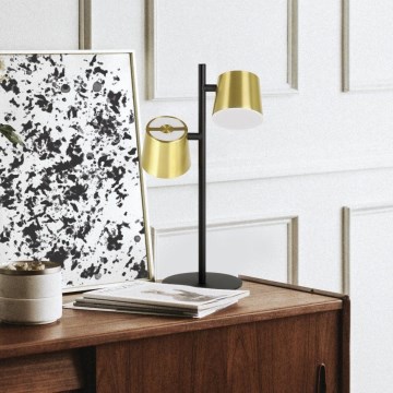 Eglo - Lampe de table LED 2xGU10/4,6W/230V 3000K doré