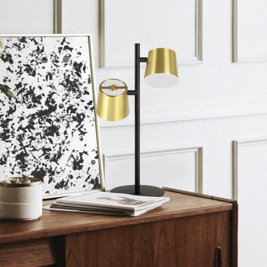 Eglo - Lampe de table LED 2xGU10/4,6W/230V 3000K doré