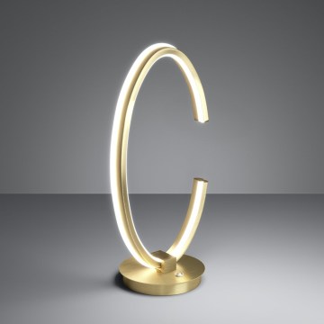 Eglo - Lampe de table LED dimmable, 12W/230V, 2200-6500K, dorée