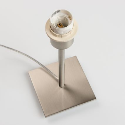 Eglo - Lampe de table LED TUNJA 1xE27/60W/230V crème