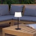 Eglo - Lampe de table solaire rechargeable à LED/2,3W/3,7V 3000/4000/6500K 1800 mAh IP44 noire