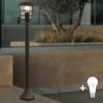 Eglo - lampe LED d'extérieur 1xE27/8,5W/230V IP44 noire