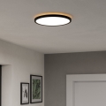 Eglo - LED Badkamer plafondlamp LED/13,9W/230V 2700/4000/6500K diameter 30 cm IP44 zwart