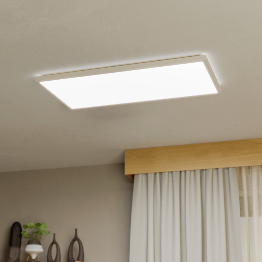 Eglo - LED Badkamer plafondlamp LED/17,2W/230V 2700/4000/6500K 30x57 cm IP44 wit
