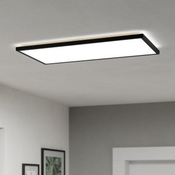 Eglo - LED Badkamer plafondlamp LED/17,2W/230V 2700/4000/6500K 30x57 cm IP44 zwart