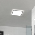 Eglo - LED Badkamer plafondlamp LED/17,6W/230V 2700K/4000K/6500K 39x39 cm IP44 wit
