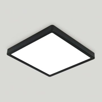 Eglo - LED Badkamer plafondlamp LED/20,5W/230V IP44 zwart