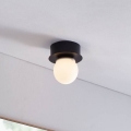 Eglo - LED Badkamer plafondlamp LED/3,3W/230V IP44 zwart