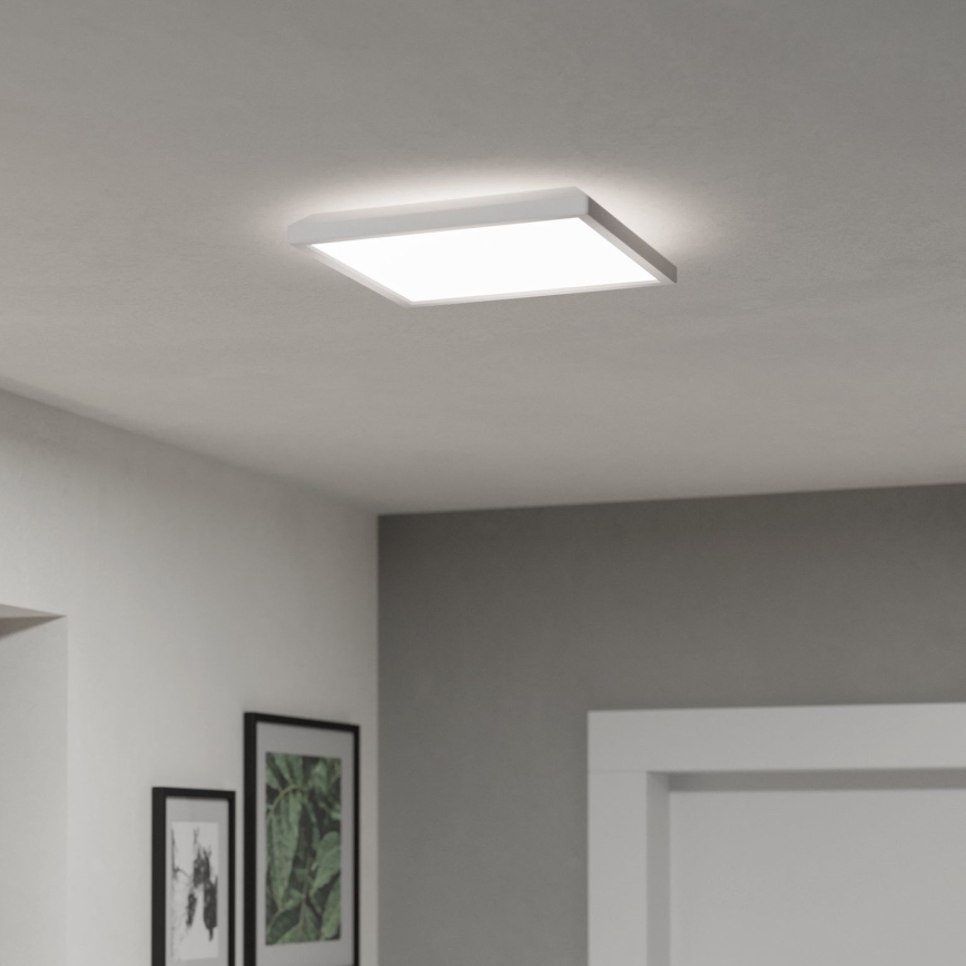 Eglo - LED Badkamerplafondlamp LED/13,4W/230V 2700/4000/6500K 29x29 cm IP44 wit