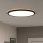 Eglo - LED Badkamerplafondlamp LED/16,8W/230V 2700/4000/6500K Ø 50 cm IP44 zwart