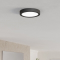 Eglo - LED badkamerplafonnière LED/7,5W/230V 2700/4000/6500K Ø 16,6 cm IP44 zwart