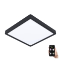 Eglo - LED dimbaar badkamerarmatuur LED/19,5W/230V 2700-6500K IP44 zwart
