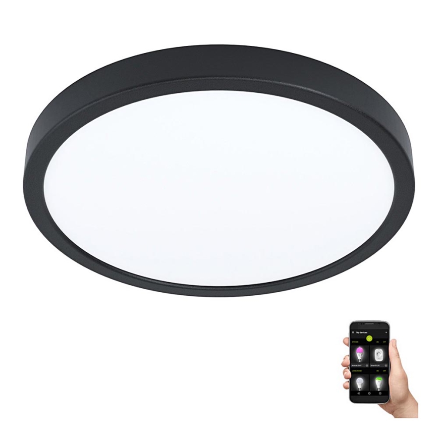 Eglo - LED-dimbaar badkamerarmatuur LED/19,5W/230V IP44 ZigBee diam. 28,5 cm