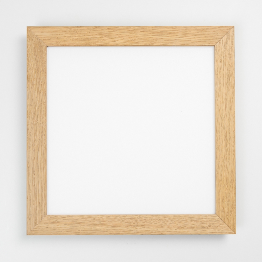 Eglo - LED Dimbaar bevestigd lichtpaneel POZZALLO WOOD LED/21W/230V 2700-6500K 49,5x49,5 cm bruin + afstandsbediening