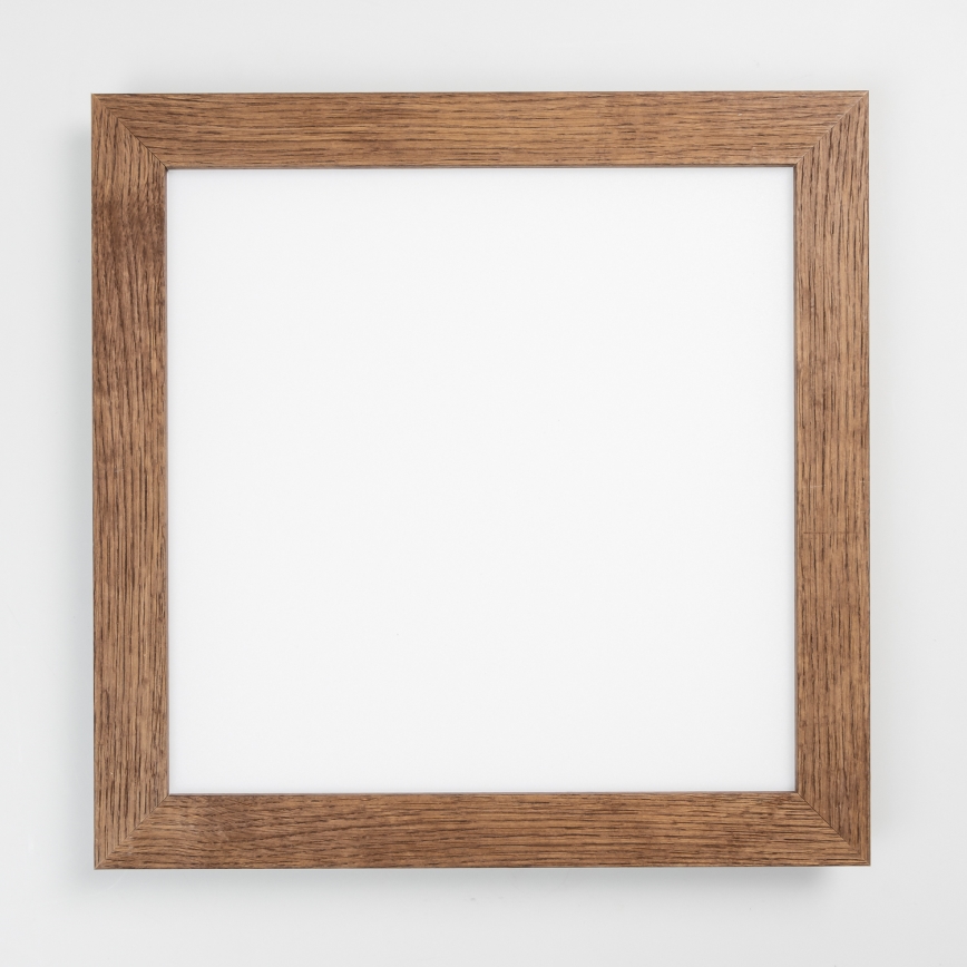 Eglo - LED Dimbaar bevestigd lichtpaneel POZZALLO WOOD LED/21W/230V 2700-6500K 49,5x49,5 cm donkerbruin + afstandsbediening