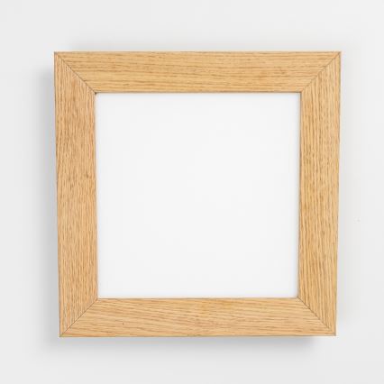 Eglo - LED Dimbaar bevestigd lichtpaneel SALOBRENA 2 WOOD LED/16W/230V 4000K 34x34 cm bruin