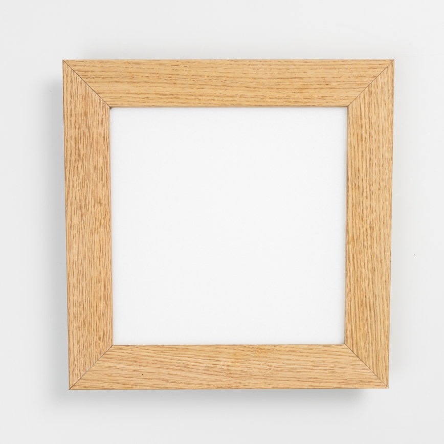 Eglo - LED Dimbaar bevestigd lichtpaneel SALOBRENA 2 WOOD LED/16W/230V 4000K 34x34 cm bruin