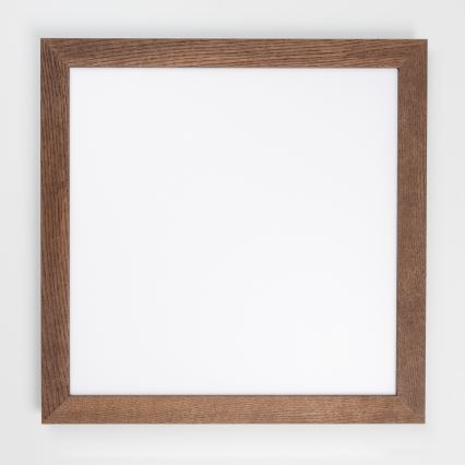 Eglo - LED Dimbaar bevestigd lichtpaneel SALOBRENA-CL WOOD LED/31W/230V 2700-6500K 64x64 cm donkerbruin