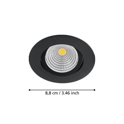 Eglo - LED Dimbaar inbouwverlichting SALICETO LED / 6W / 230V