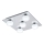 Eglo - LED Dimbare badkamer plafondverlichting 5xLED/5,4W/230V IP44