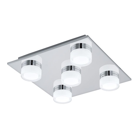 Eglo - LED Dimbare badkamer plafondverlichting 5xLED/7,2W/ IP44