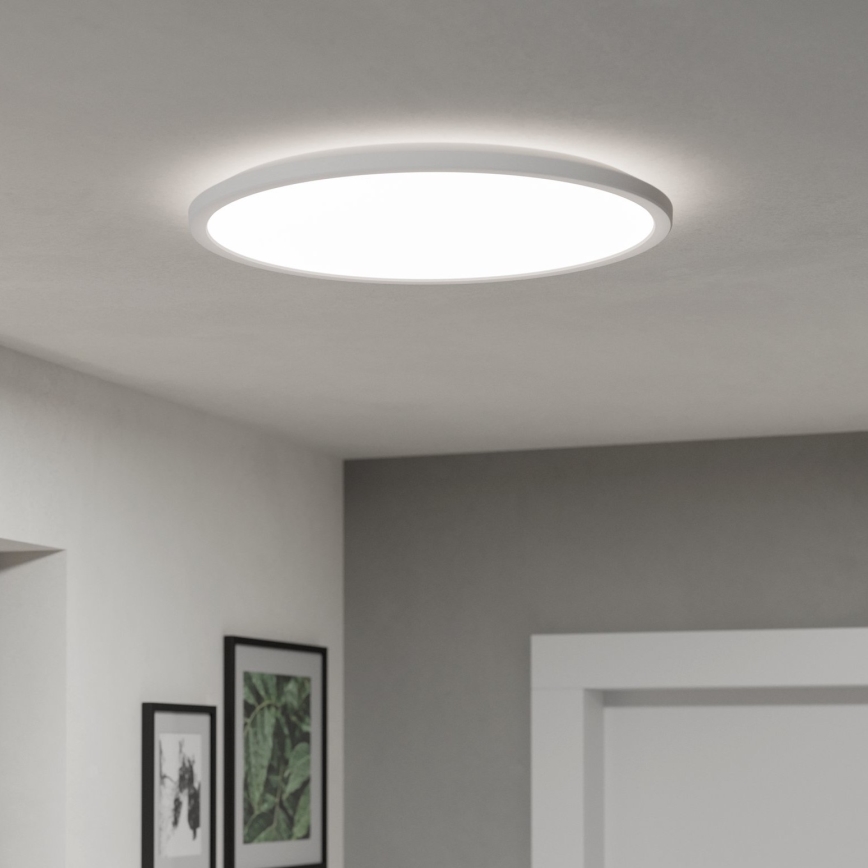 Eglo - LED Dimbare badkamer plafondverlichting LED/16,8W/230V 2700-6500K pr.50 cm IP44 wit + afstandsbediening