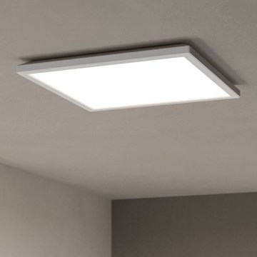 Eglo - LED Dimbare badkamer plafondverlichting LED/17,6W/230V 2700-6500K 39x39 cm IP44 wit + afstandsbediening