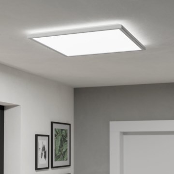 Eglo - LED Dimbare badkamer plafondverlichting LED/17W/230V 2700-6500K 50x50 cm IP44 wit + afstandsbediening